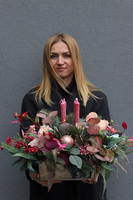 Deliciosa, świąteczny stroik adwentowy