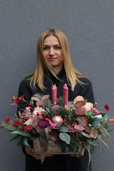 Deliciosa, świąteczny stroik adwentowy