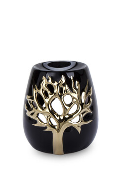 podgrzewacz do aromaterapii czarny, wym.11x10x10cm