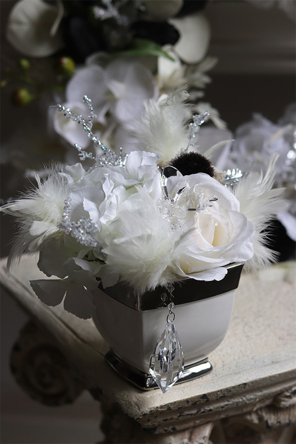 Glamour Pearl, nowoczesna dekoracja kwiatowa