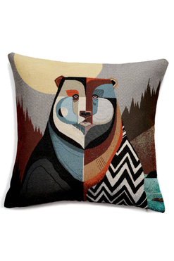 Grizli Kubizmo, poszewka gobelinowa dwustronna, 45x45cm 