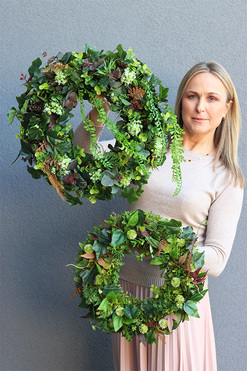 Elswood Greeneria, zielony wianek, śr.38cm