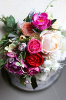 Prestina, bukiet kwiatowy do ręki, dł.32cm 