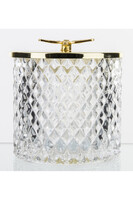 Złota Ważka B, dekoracyjny pojemnik amfora szklana