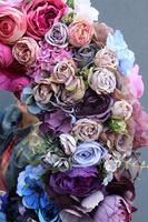 Caryca Santana, bogaty wianek na drzwi, śr.74cm