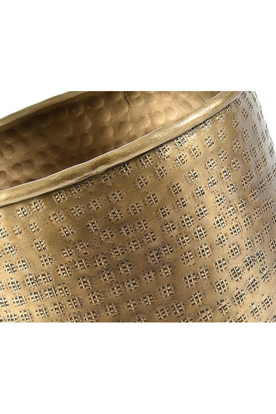 Gold Line Ornament, złota osłonka, wym.20x20x25cm