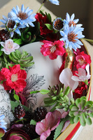 Floriana, flowerbox prezentowy z kubkami