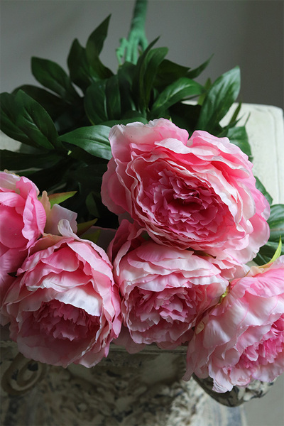 Love Me, bukiet peonii do wazonu, różowe