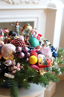 Funky Christmas, świąteczny stroik w misie