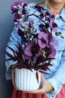 Greva, wysokiej jakości sztuczny storczyk, wym.46cm