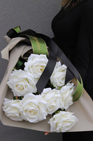 Bielle Roses, bukiet pogrzebowy do położenia, biały