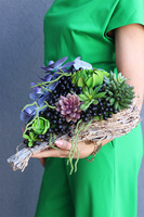 dekoracja nagrobna, Serce Meriata, dł.32cm