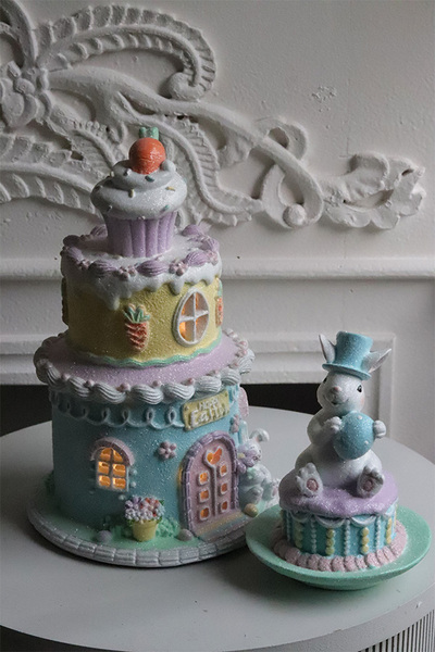 Candy Bunny, wielkanocna figurka zajączek	