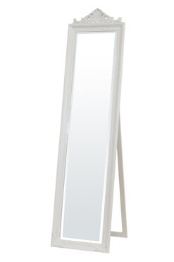 Palace White, lustro stojące, białe, wym.176x45x48cm