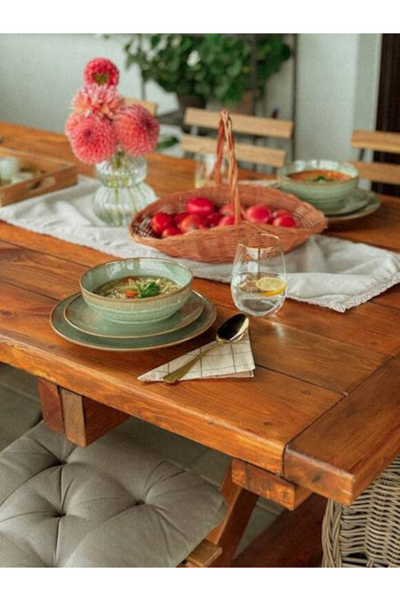 Ocean Mint, komplet obiadowy dla 6 osób, 18 elementów