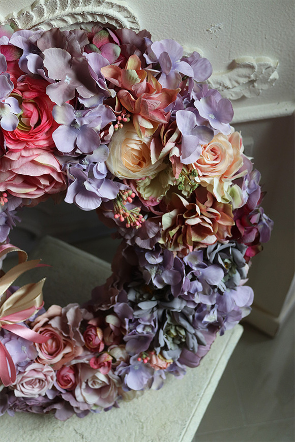 Bogactwo Natury, elegancki wianek na drzwi, śr.50cm