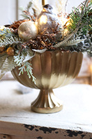 Goldeta LED, stroik świąteczny w pucharze