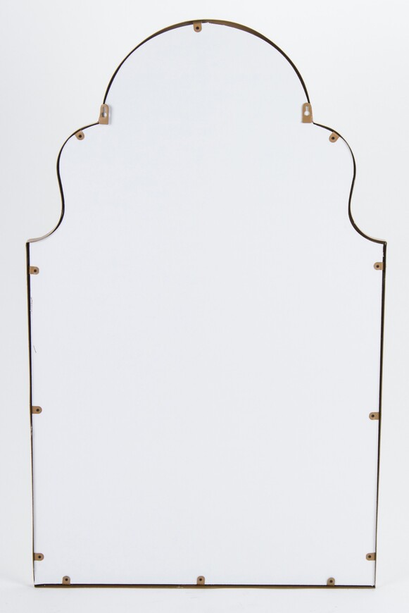 Merieno, stylowe lustro w złotej ramie, wym.102x63cm 