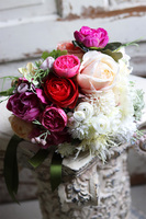 Prestina, bukiet kwiatowy do ręki, dł.32cm 