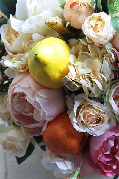 flowerbox z czekoladkami na Dzień Mamy, Mamma Mia 2, wym.37x37cm 