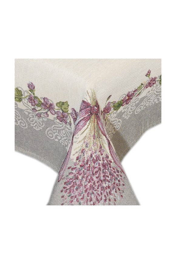 Lawenda, obrus gobelinowy