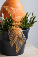 Easter Egg Orange, stroik wielkanocny z jajem