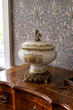 Imperial Gold, ceramiczne puzderko szkatułka C, wym.27.5x21x15.5cm 