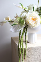 Wedding Day Leori biała kompozycja w pucharze