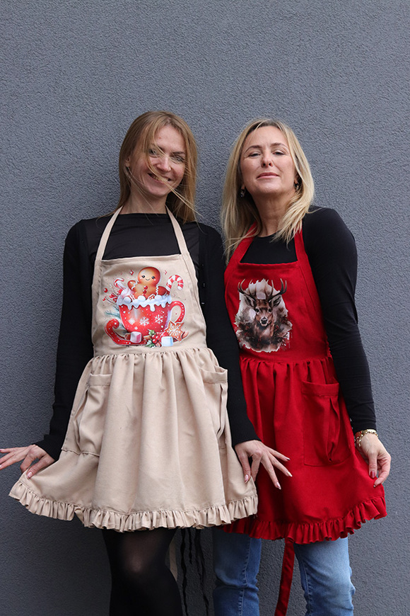 Christmas Kitchen, świąteczny fartuch kuchenny