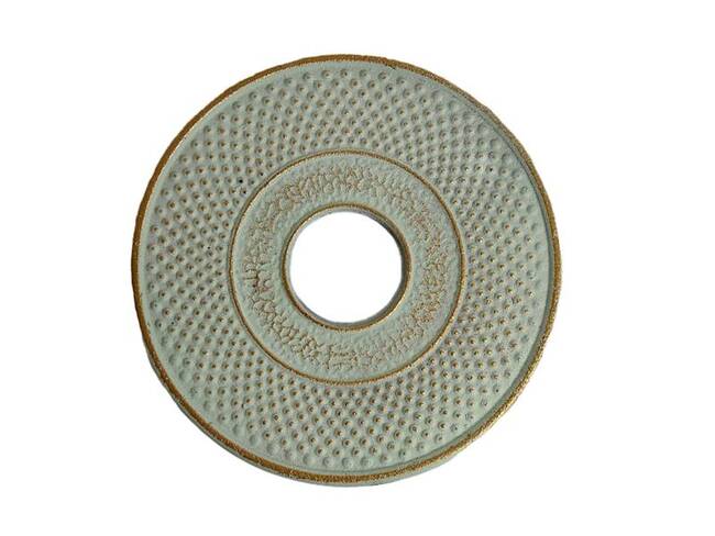 Awaji żeliwny zestaw do herbaty na cztery osoby miętowy