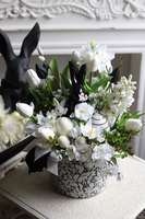 Black Easter, nowoczesny stroik wielkanocny