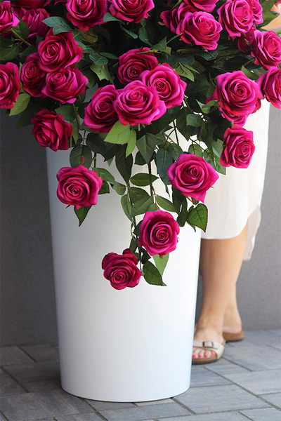 Maria Kallas, podłogowa dekoracja kwiatowa