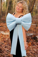 Velvet Papillon, welurowa kokarda pluszowa XL