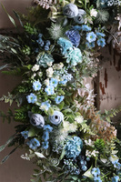 atrakcyjny wianek na Twoje drzwi, Manfredo Blue 2, śr.46cm 