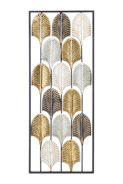 Kair B, metalowy decor ścienny, wym.90x35cm 