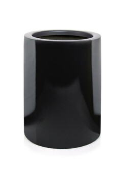 Fiberglass donica walec Black 50x40cm