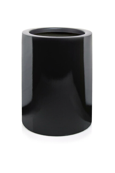 Fiberglass donica walec Black