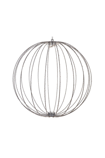 Christmas Light, świąteczna wisząca kula LED, srebrna