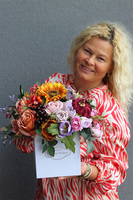 Enigma Felice, jesienny flowerbox ze słonecznikiem