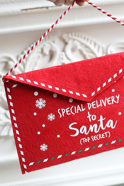 Letters to Santa, zawieszka koperta na list do Świętego Mikołaja