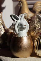 Gold Trio, figurka zajączek wielkanocny	