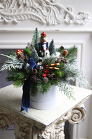 Boy Childhood, flowerbox świąteczny, Dziadek do Orzechów