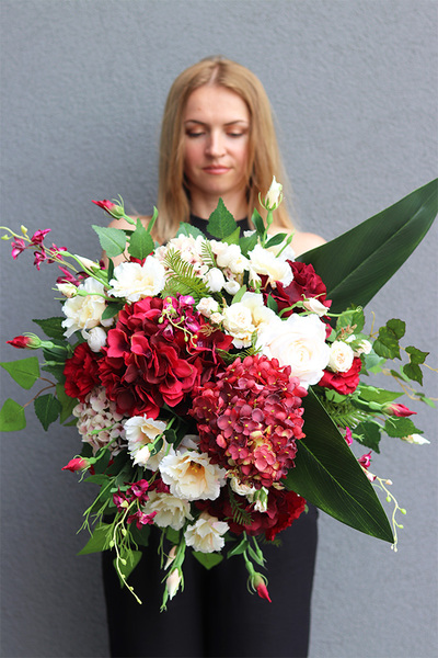 Bordona, bukiet nagrobny we wkładzie