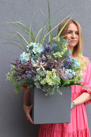 Ecolite Concrete, kompozycja kwiatowa