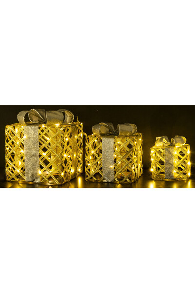 Christmas Gift świąteczne prezenty dekoracja LED