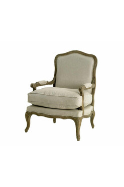 Classic fotel lniana tapicerka, wym.72x69x95cm 