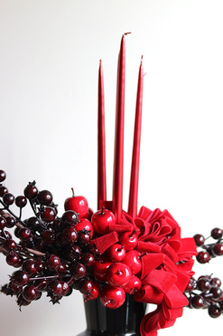 OD RĘKI Georhite Design, świąteczny stroik adwentowy, wym.48x55cm