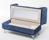 szkatułka / puzderko Florencja Pillow Blue, wym.13x23.5x9.5cm