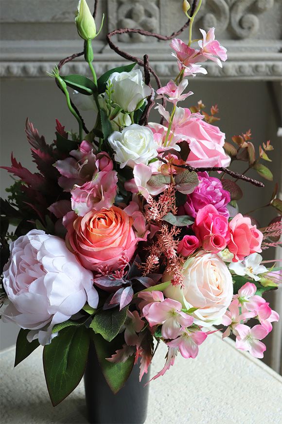 Gefria, bukiet nagrobny we wkładzie, wys.55cm