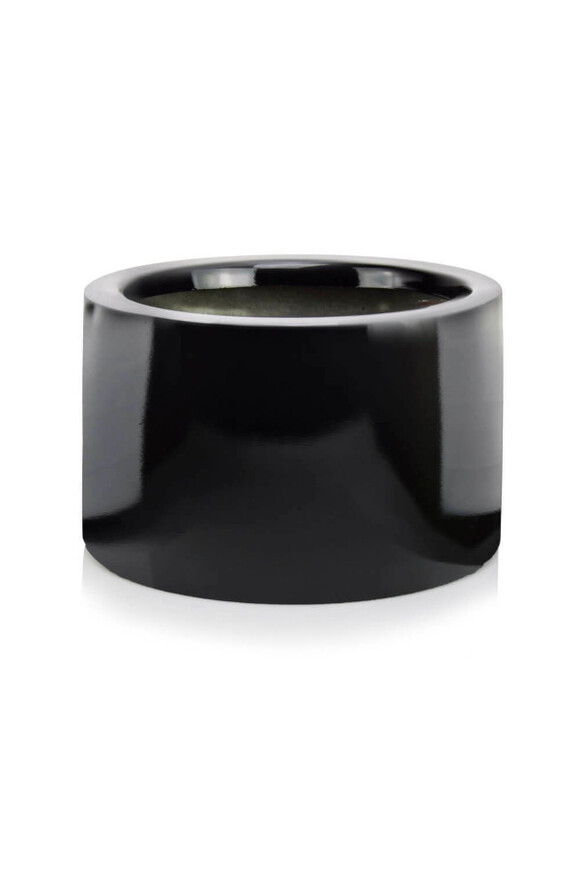 Fiberglass donica walec Black